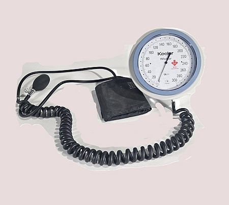 Wall Mounted Round Dial Blood Pressure With Cuff