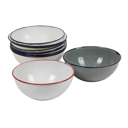 Small Enamel Bowls Priced Individually 