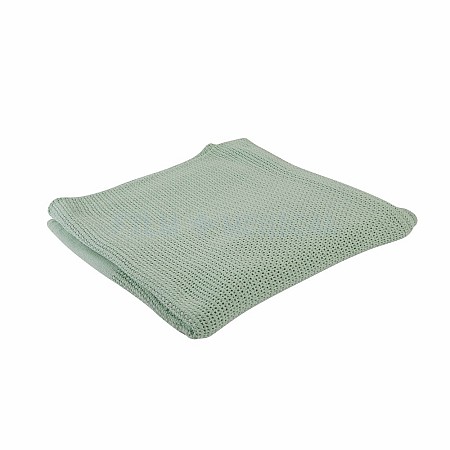 Mint Green Cellular Blanket