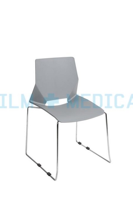 Grey Waiting Room Chair 