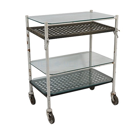 Period Rectangular 4 Tier trolley 