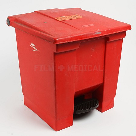 Red Medical Bin 