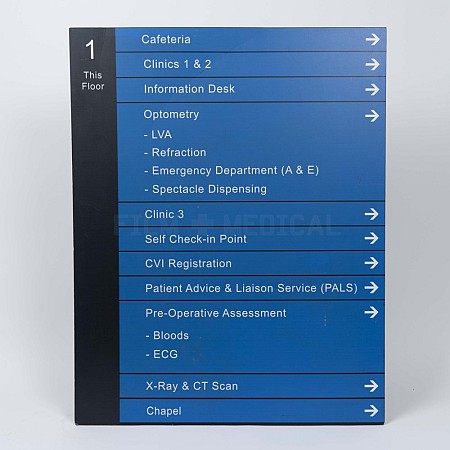 Hospital Sign Cafeteria Large