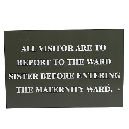 Entering The Maternity Ward