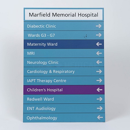 Hospital Sign Diabetic Clinic 