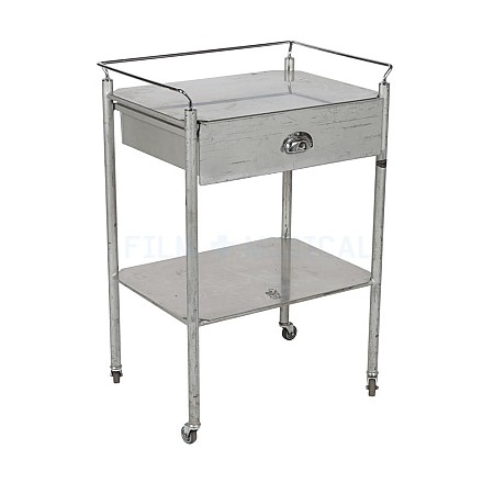 Trolley Grey with Drawer