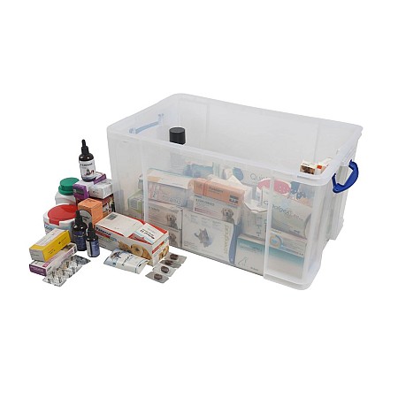 Vet Pharmaceuticals Clear Crate 