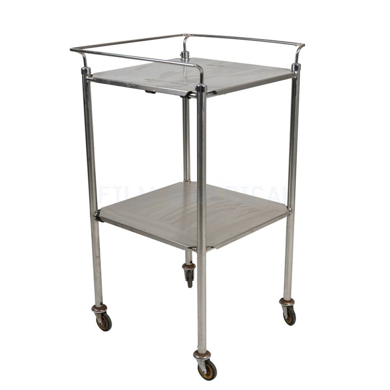 Square Metal Trolley With Rail