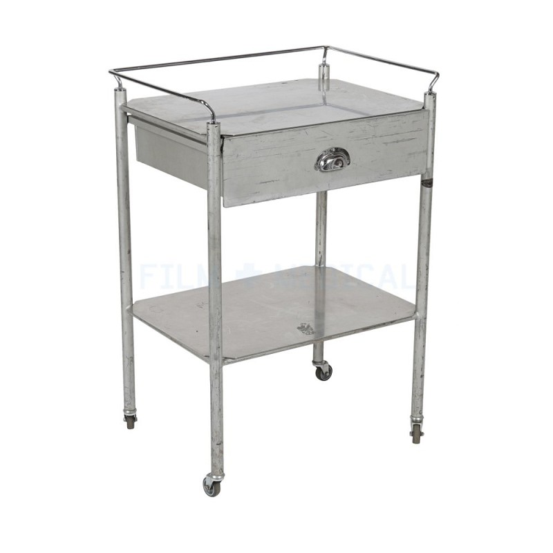 Trolley Grey with Drawer